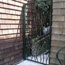 Custom security gate, private residence