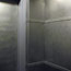 Stainless steel cladded wall, private residence